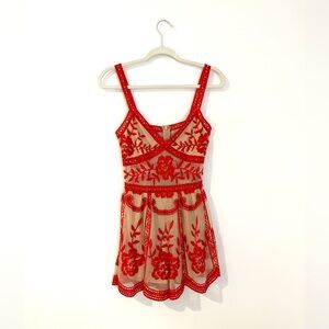 Honey Punch Lace Romper